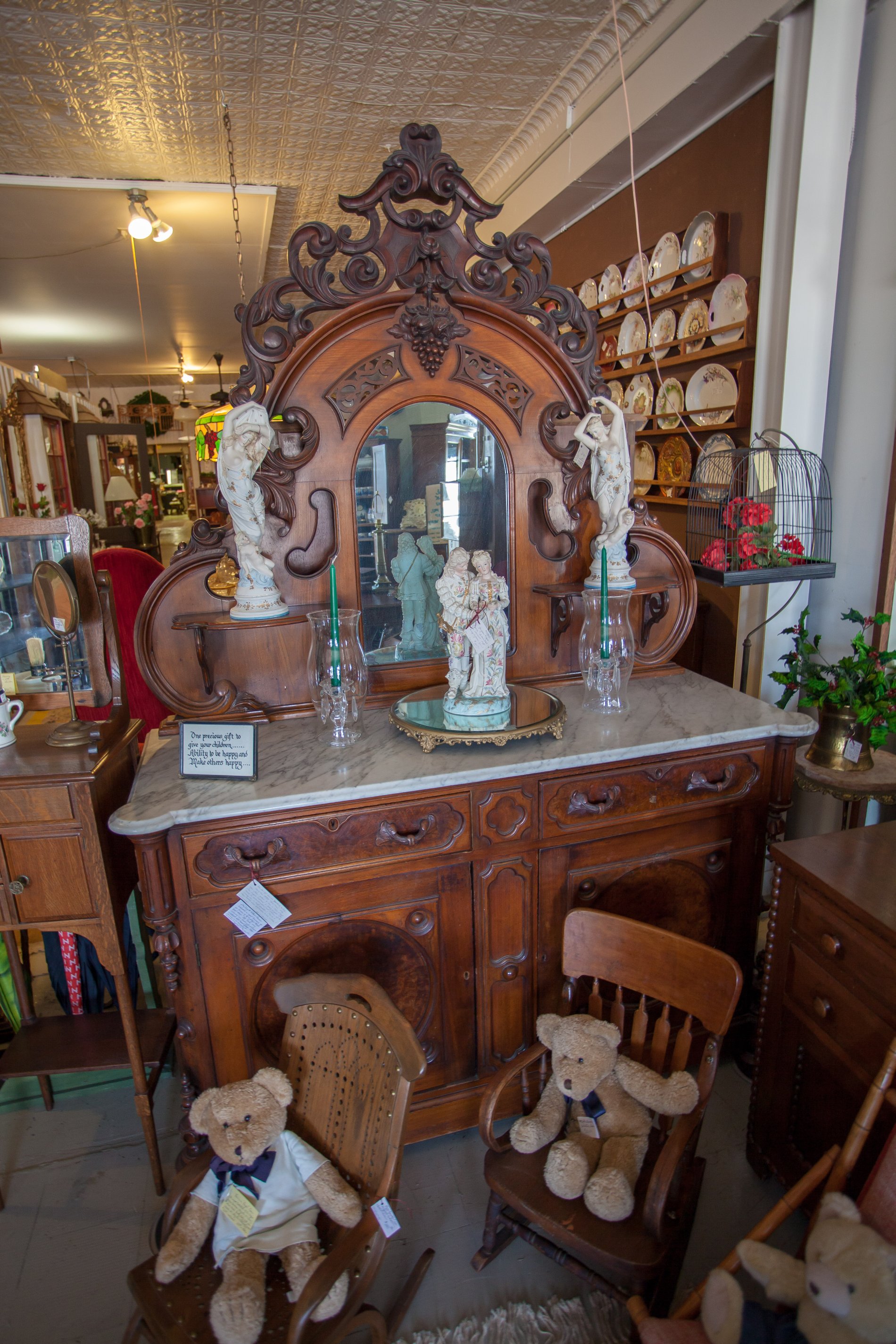 Unusual dining room side board